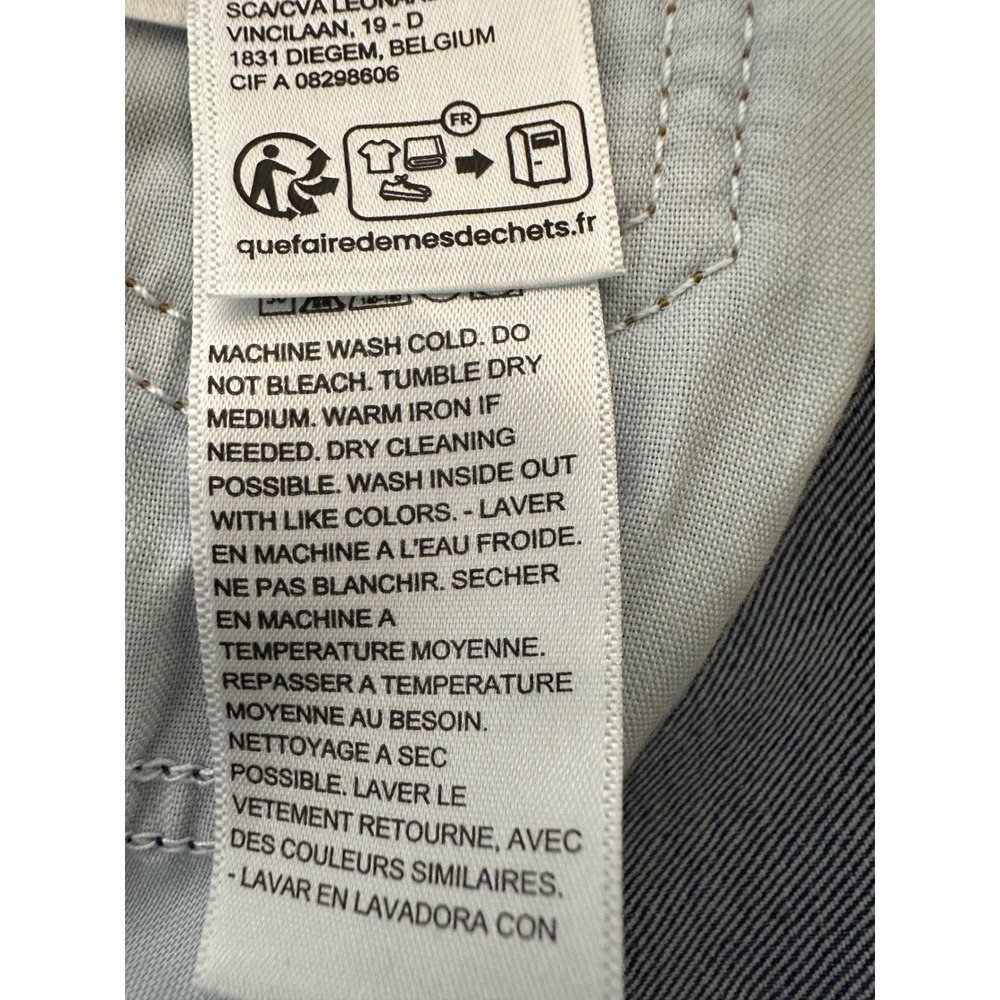 Levis Wedgie Straight Jeans Womens 30x28 High Rise Blue Button Fly 34964-0130 - Picture 9 of 12